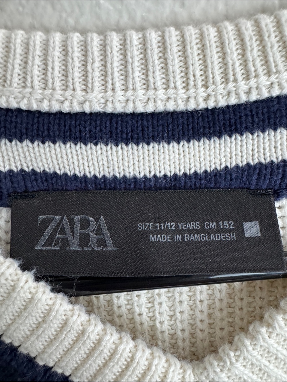 Zara Pullover Sweater Sleeveless Size 11/12 Years - Picture 3 of 7